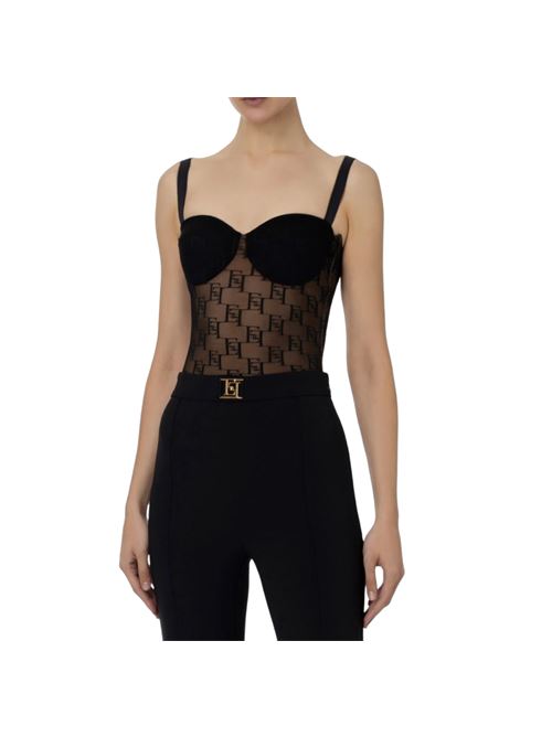 Black women's top ELISABETTA FRANCHI | TO00341E2.110